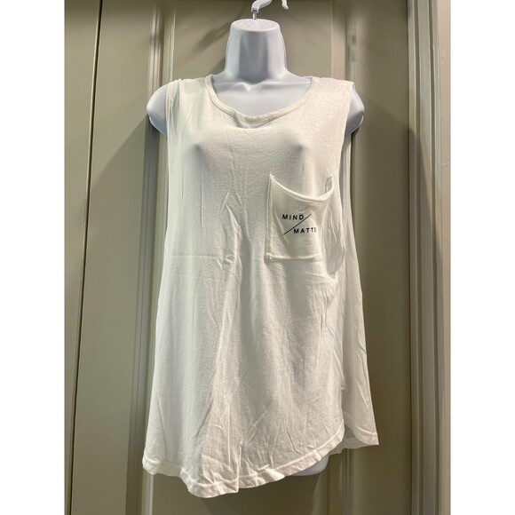 BUNDLE OF 2 good hYouman Oversized Tank Tops, White and Black, Sizes M and S - Picture 2 of 7